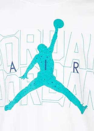 Білий лонгслів nike jordan 3