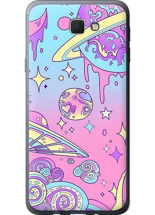 Чехол силиконовый на телефон samsung galaxy j5 prime розовая галактика "4146u-465-58250"