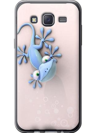 Чехол 2d пластиковый на телефон samsung galaxy j5 (2015) j500h геккончик "1094t-100-58250"