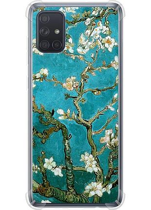 Чехол силикон с усиленными углами на телефон samsung galaxy a71 2020 a715f винсент ван гог. сакура "841sp-1826-58250"