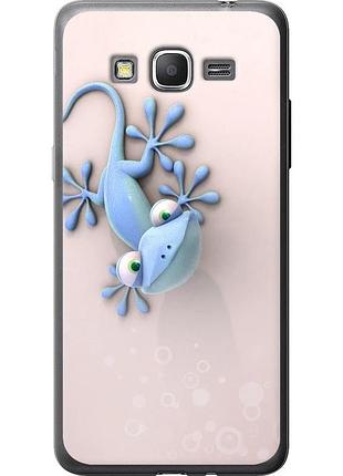 Чехол 2d пластиковый на телефон samsung galaxy grand prime g530h геккончик "1094t-74-58250"
