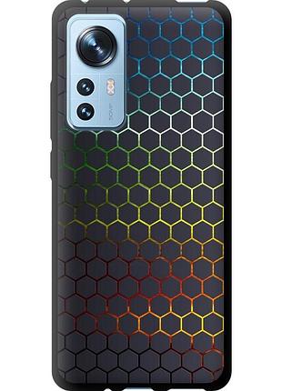 Чохол tpu на телефон xiaomi 12x соти, які переливаються "498b-2941-58250"