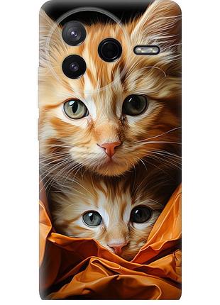 Чехол силиконовый на телефон xiaomi redmi k80 котики 2 "5664u-4148-58250"