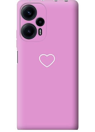 Чехол силиконовый на телефон xiaomi redmi note 12 turbo сердце 2 "4863u-3025-58250"