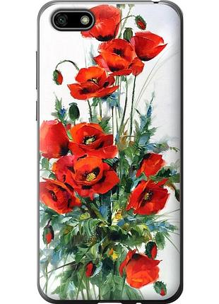 Чехол силиконовый на телефон huawei y5 2018 маки "523u-1500-58250"