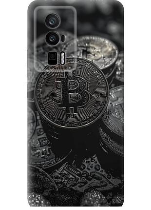 Чехол силиконовый на телефон xiaomi redmi k60 pro black bitcoin "6090u-3457-58250"