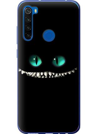 Чохол силіконовий на телефон xiaomi redmi note 8t чеширський кіт "689u-1818-58250"