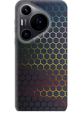 Чохол силіконовий на телефон huawei pura 70 соти, які переливаються "498u-3703-58250"