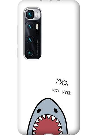 Чехол 2d пластиковый на телефон xiaomi mi 10 ultra акула "4870t-2064-58250"