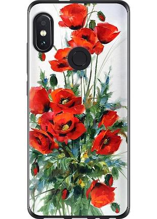 Чехол 2d пластиковый на телефон xiaomi redmi note 5 pro маки "523t-1353-58250"