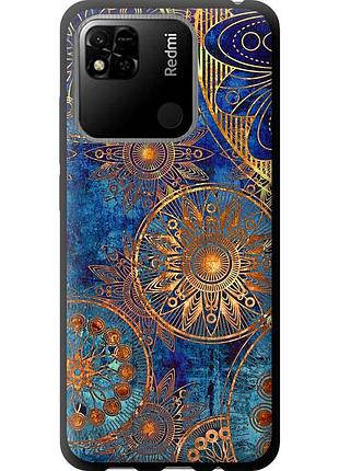 Чохол tpu на телефон xiaomi redmi 10a золотий візерунок "678b-2578-58250"