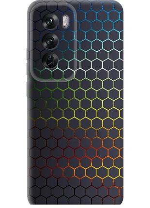 Чохол силіконовий на телефон oppo reno12 pro 5g соти, які переливаються "498u-3740-58250"