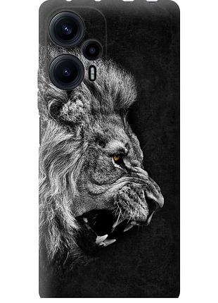 Чехол силиконовый на телефон xiaomi redmi note 12 turbo лев "1080u-3025-58250"