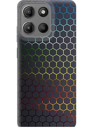 Чохол силіконовий на телефон motorola moto g15 соти, які переливаються "498u-3948-58250"