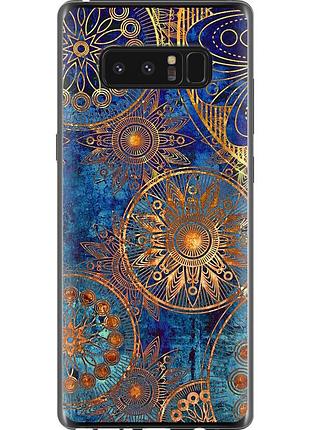 Чохол силіконовий на телефон samsung galaxy note 8 золотий візерунок "678u-1020-58250"