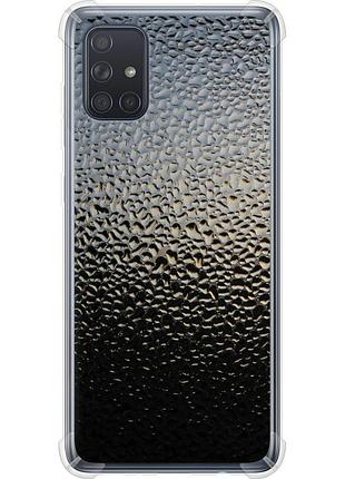Чехол силикон с усиленными углами на телефон samsung galaxy a71 2020 a715f мокрое стекло "245sp-1826-58250"