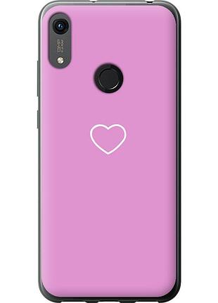 Чехол 2d пластиковый на телефон huawei honor 8a сердце 2 "4863t-1635-58250"