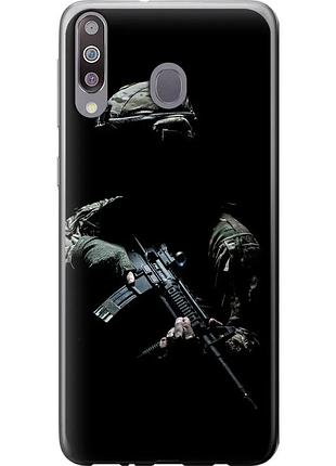 Чохол 2d пластиковий патріотичний на телефон samsung galaxy m30 захисник v3 "5226t-1682-58250"