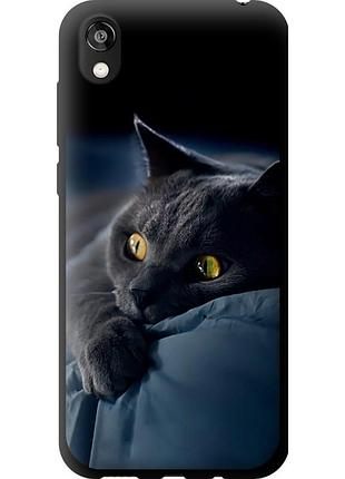 Чохол tpu на телефон huawei honor 8s димчастий кіт "825b-1679-58250"