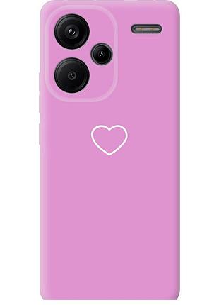 Чехол силиконовый на телефон xiaomi redmi note 13 pro plus 5g сердце 2 "4863u-3400-58250"