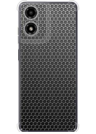 Чехол силикон с усиленными углами на телефон motorola moto g04 ячейки "243sp-3747-58250"