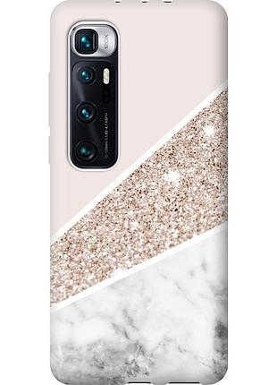 Чохол 2d пластиковий на телефон xiaomi mi 10 ultra пастельний мармур "4342t-2064-58250"