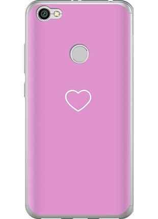 Чехол 2d пластиковый на телефон xiaomi redmi note 5a prime сердце 2 "4863t-1063-58250"
