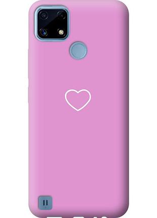 Чохол силіконовий на телефон realme c21 серце 2 "4863u-2321-58250"