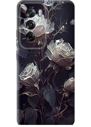 Чохол силіконовий на телефон oppo reno12 5g троянди 2 "5550u-3742-58250"