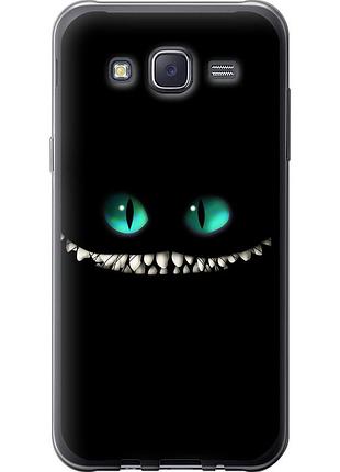 Чохол 2d пластиковий на телефон samsung galaxy j5 (2015) j500h чеширський кіт "689t-100-58250"