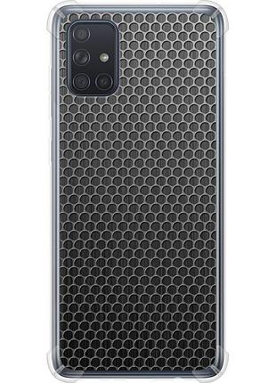 Чехол силикон с усиленными углами на телефон samsung galaxy a71 2020 a715f ячейки "243sp-1826-58250"
