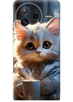 Чехол силиконовый на телефон xiaomi redmi k80 pro white cat "5646u-4145-58250"