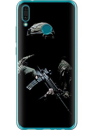Чохол силіконовий патріотичний на телефон huawei y9 2019 захисник v3 "5226u-1602-58250"