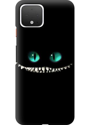 Чохол 2d пластиковий на телефон google pixel 4 чеширський кіт "689t-1755-58250"
