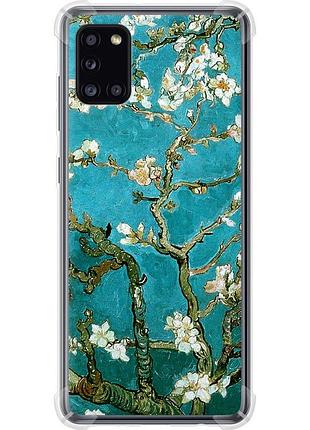 Чохол силіконовий протиударний с посиленими кутами на телефон samsung galaxy a31 a315f вінсент ван гог. сакура "841sp-1908-58250"