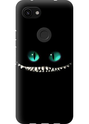 Чохол 2d пластиковий на телефон google pixel 3a xl чеширський кіт "689t-1713-58250"