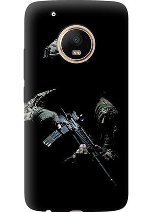 Чохол силіконовий патріотичний на телефон motorola moto g5 plus захисник v3 "5226u-1038-58250"