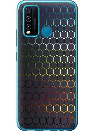 Чохол силіконовий на телефон vivo y50 соти, які переливаються "498u-1925-58250"