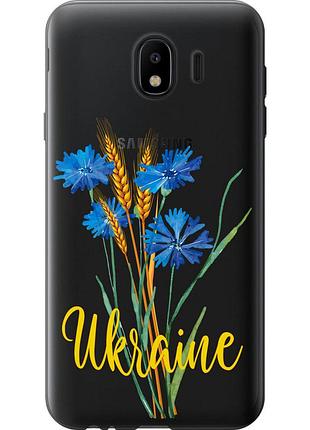 Чехол 2d пластиковый патриотический на телефон samsung galaxy j4 2018 ukraine v2 "5445t-1487-58250"