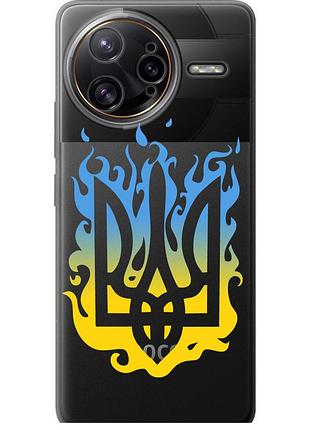 Чохол силіконовий патріотичний на телефон xiaomi redmi k80 pro герб v1 "5258u-4145-58250"