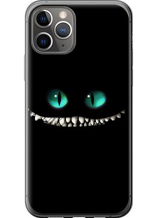 Чехол 2d пластиковый на телефон iphone 11 pro чеширский кот "689t-1788-58250"