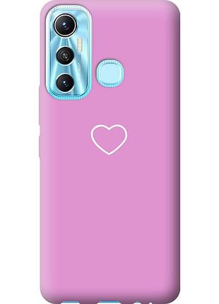 Чехол силиконовый на телефон infinix hot 11 сердце 2 "4863u-2762-58250"