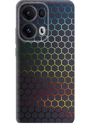 Чохол силіконовий на телефон oppo reno13 pro соти, які переливаються "498u-3943-58250"