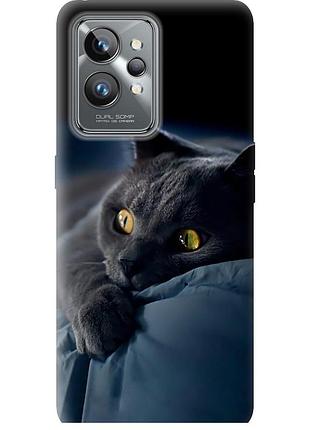 Чохол силіконовий на телефон realme gt2 pro димчастий кіт "825u-2566-58250"