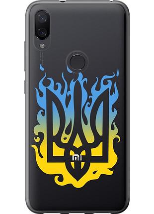 Чехол 2d пластиковый патриотический на телефон xiaomi mi play герб v1 "5258t-1644-58250"