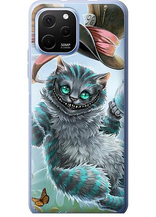 Чохол силіконовий на телефон huawei nova y61 чеширський кіт 2 "3993u-2983-58250"