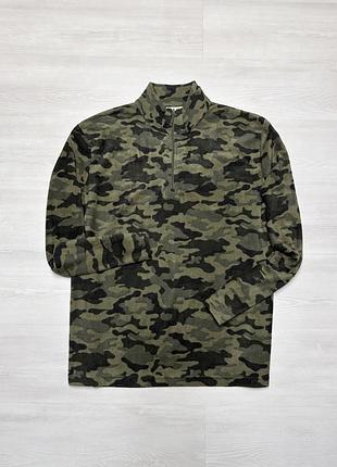 Mountain warehouse фірмова чоловіча флісова тактична мілітарі хакі камуфляжна кофта оригінал