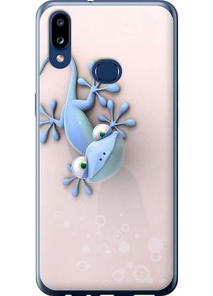 Чехол 2d пластиковый на телефон samsung galaxy a10s a107f геккончик "1094t-1776-58250"