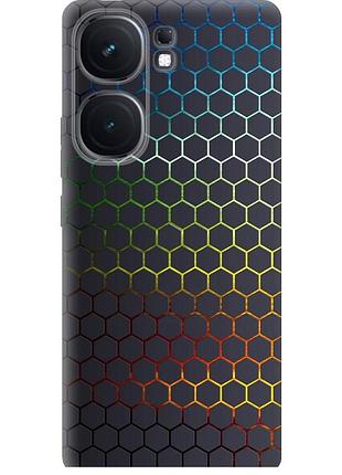 Чохол силіконовий на телефон vivo iqoo neo9 соти, які переливаються "498u-3631-58250"