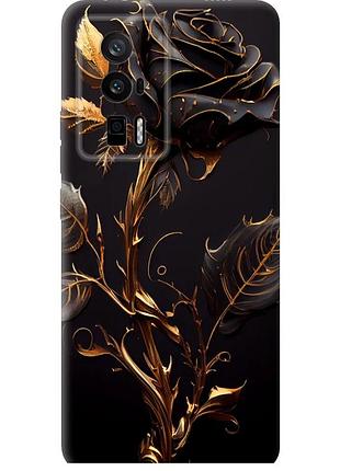 Чохол силіконовий на телефон xiaomi redmi k60 троянда 3 "5552u-2973-58250"